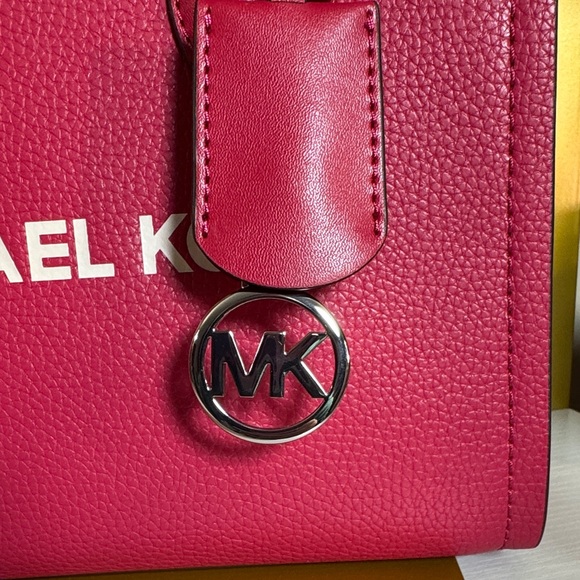 Michael Kors Dark Raspberry Tote Bag - Picture 3 of 3